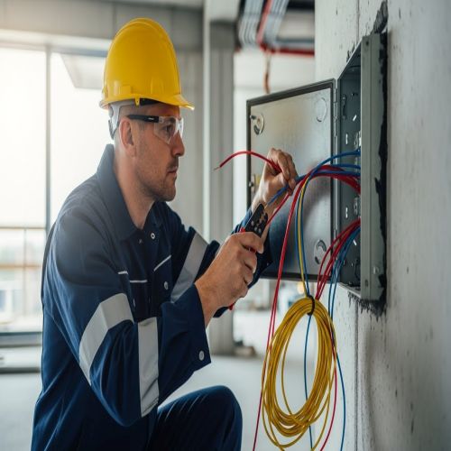 تأسيس شبكات كهرباء للمنازل الجبيل