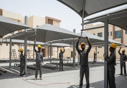 تركيب مظلات سيارات الدمام