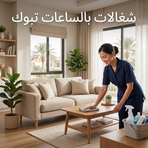 شغالات تبوك بالساعات
